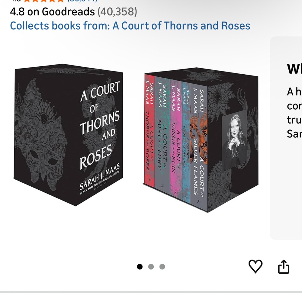 A Court of Thorns and Roses Book Set